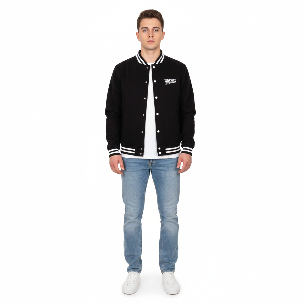 Veste Varsity Officielle Back to the Future – Hill Valley USA – Unisexe