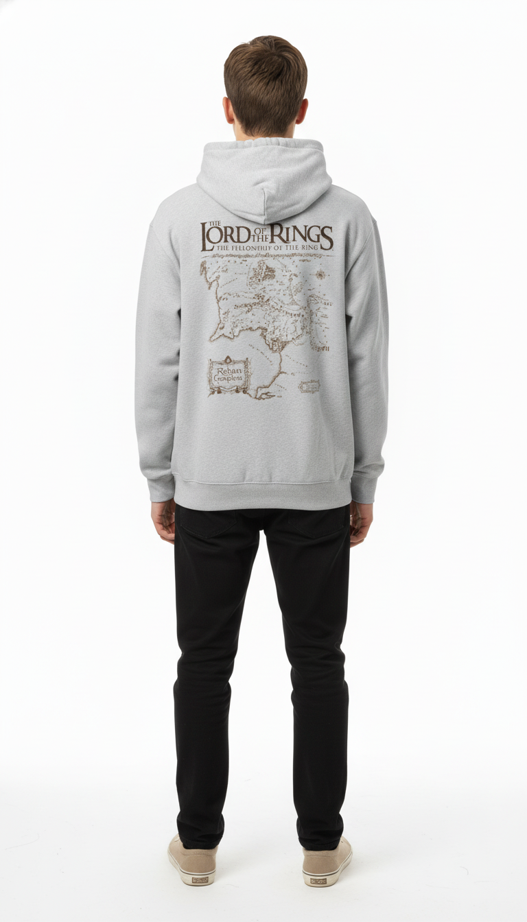 Hoodie The Lord of the Rings – Map of Middle-earth