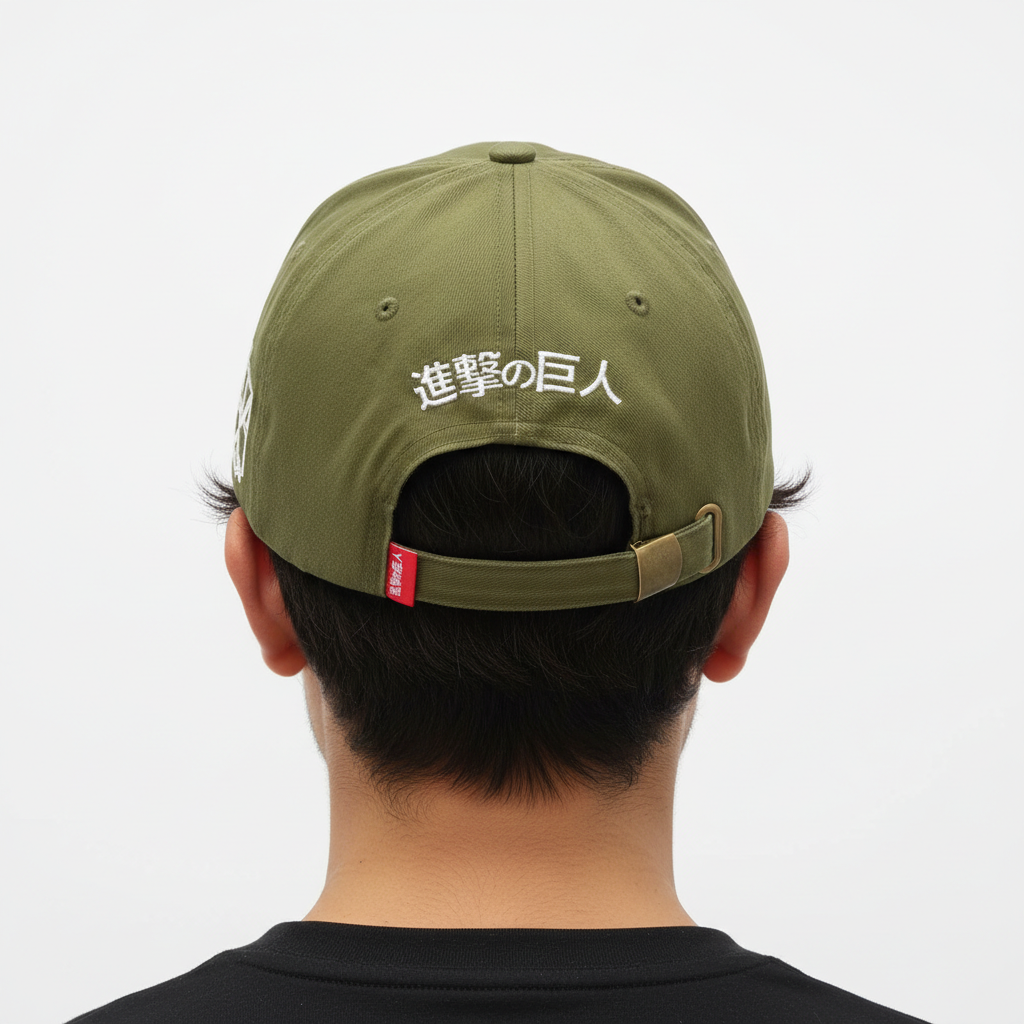 Casquette Attaque des Titans avec Blason Officiel