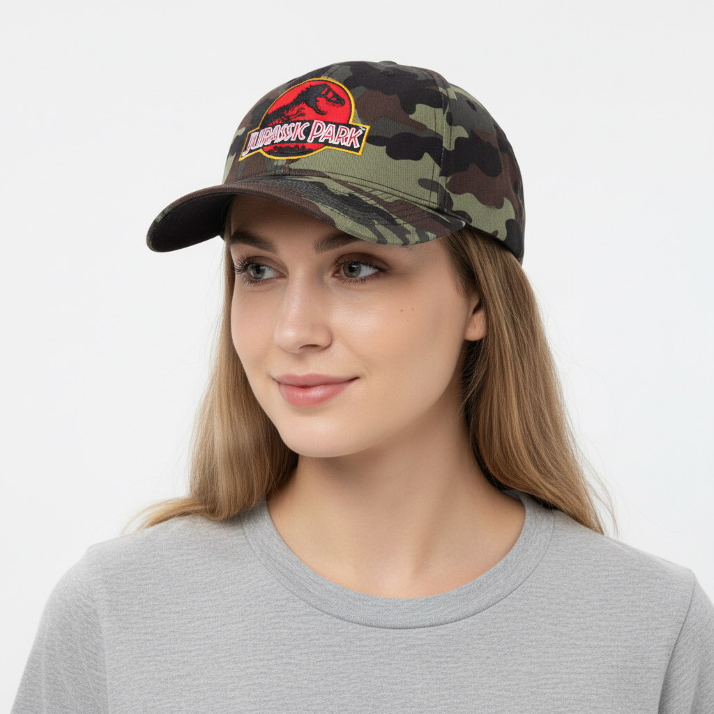 Jurassic Park Kasket - Camouflage Logo