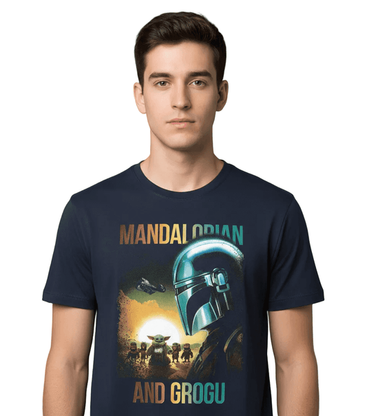 T-shirt Mandalorian Grogu, design Star Wars, collection