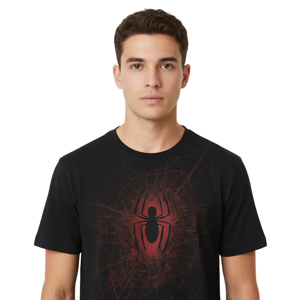 T-shirt Marvel Spider-Man - Destroyed Spider Web MARVEL