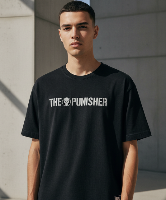 T-Shirt Oversize The Punisher Urban Logo Premium