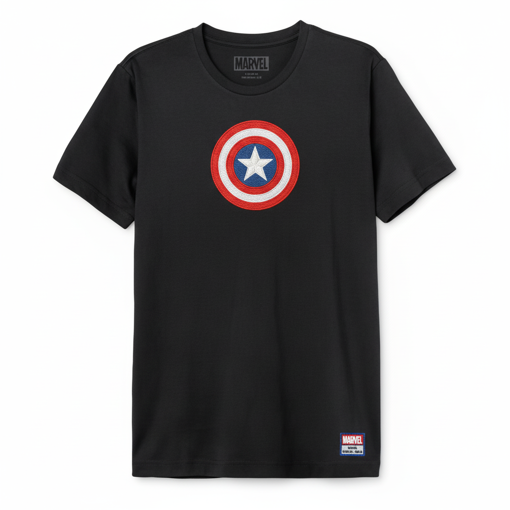 T-shirt Oversize Captain America Heritage Shield Premium