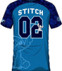 Dos du maillot SOCCER JERSEY STITCH 26 avec inscription STITCH, numéro 02 et illustration de Stitch, parfait pour les collectionneurs Disney.