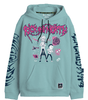 Sweat à capuche Rick and Morty Officiel avec design Portal Multiverse, imprimé coloré sur le devant et motifs stylisés sur les manches.