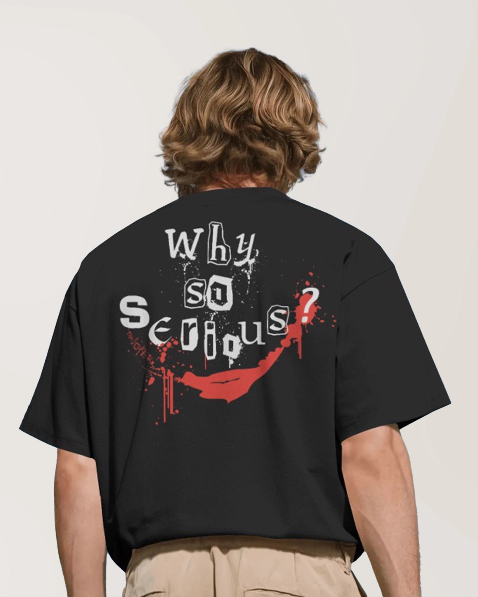 T-shirt DC Comics - Pourquoi Être Sérieux? | Coton Oversize – Legend Stuff, image size:1639x2048