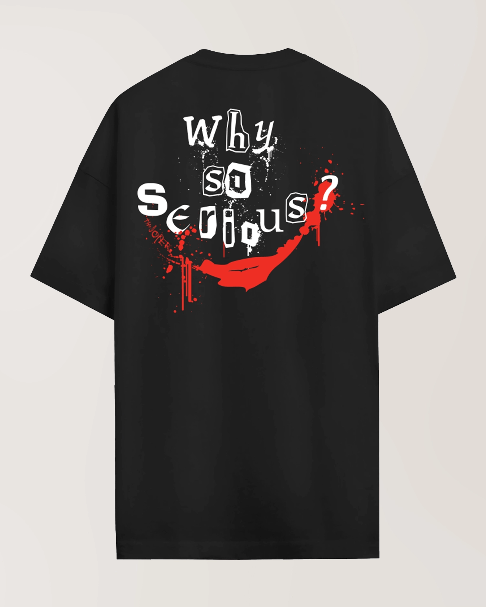 T-shirt DC Comics - Pourquoi Être Sérieux? | Coton Oversize – Legend Stuff, image size:1639x2048