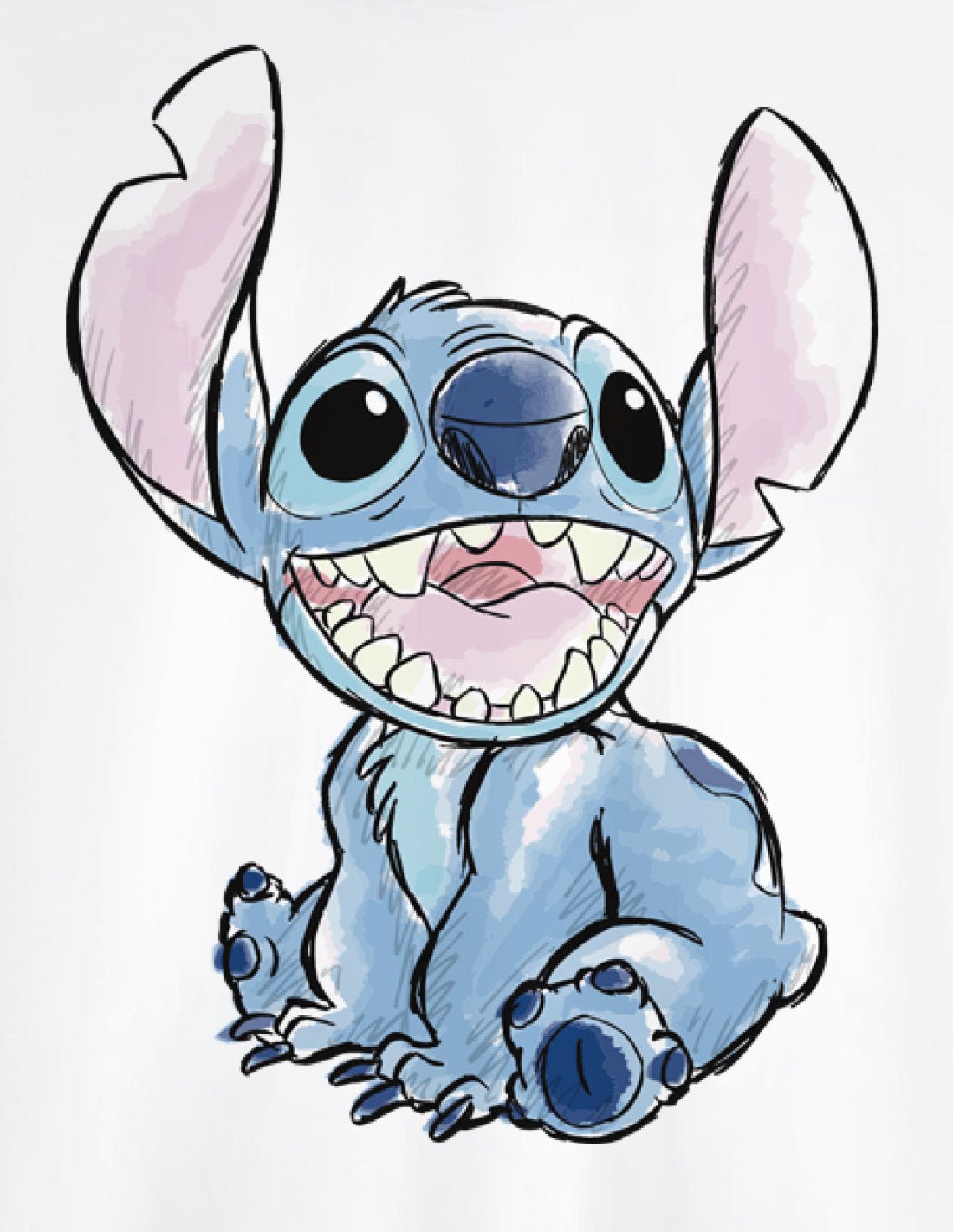 T-shirt Disney Lilo et Stitch - Stitch Sketch - Legend Stuff - Disney - T-shirt