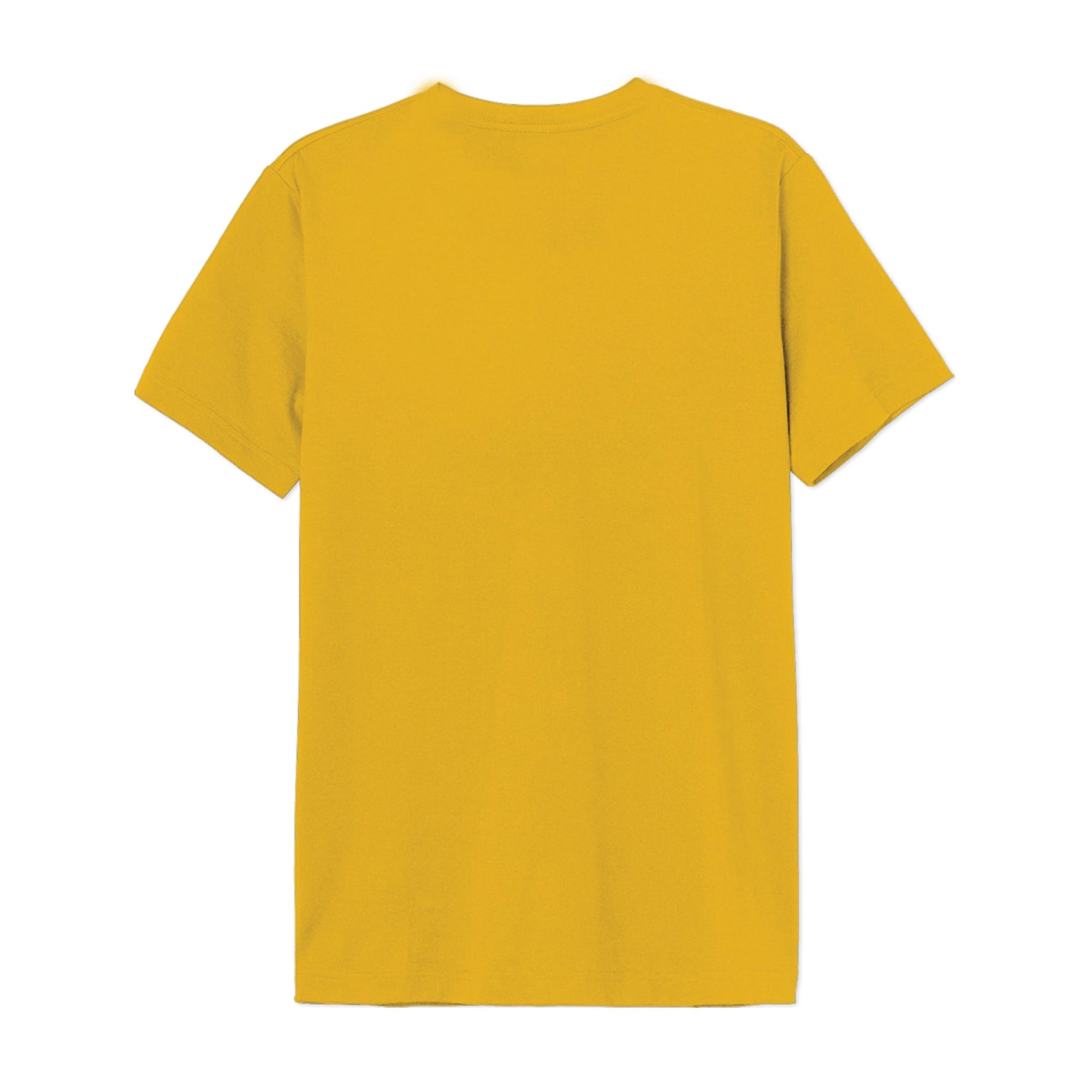 Dos uni du T-shirt Disney - WINNIE SMILE jaune, coupe droite et col rond. T-shirt basique et stylé pour compléter une tenue décontractée Disney.