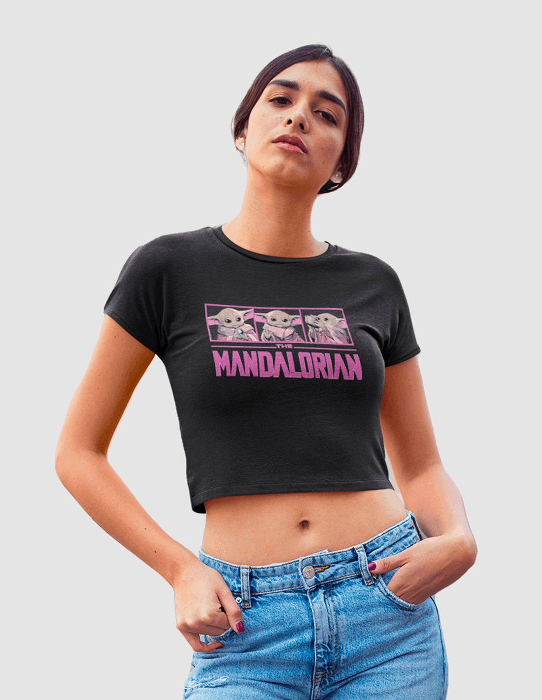 T-shirt Femme Star Wars The Mandalorian - Grogu Positions - Legend Stuff - Star Wars - T-shirt