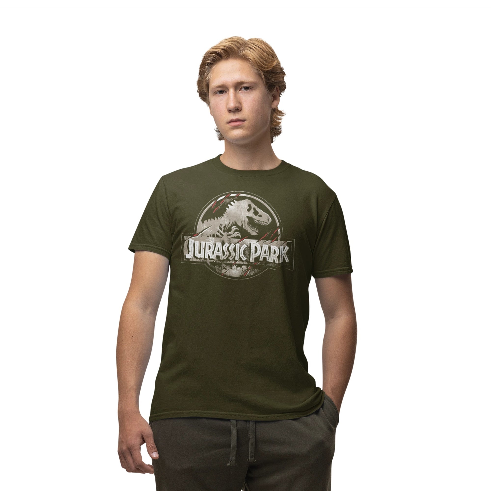 T-shirt Jurassic Park - Classic Logo Cracked - Legend Stuff - Jurassic Park - T-shirt