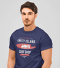 T-shirt Les Dents de la Mer - Amity Island Surf Shop - Legend Stuff - Jaws - T-shirt