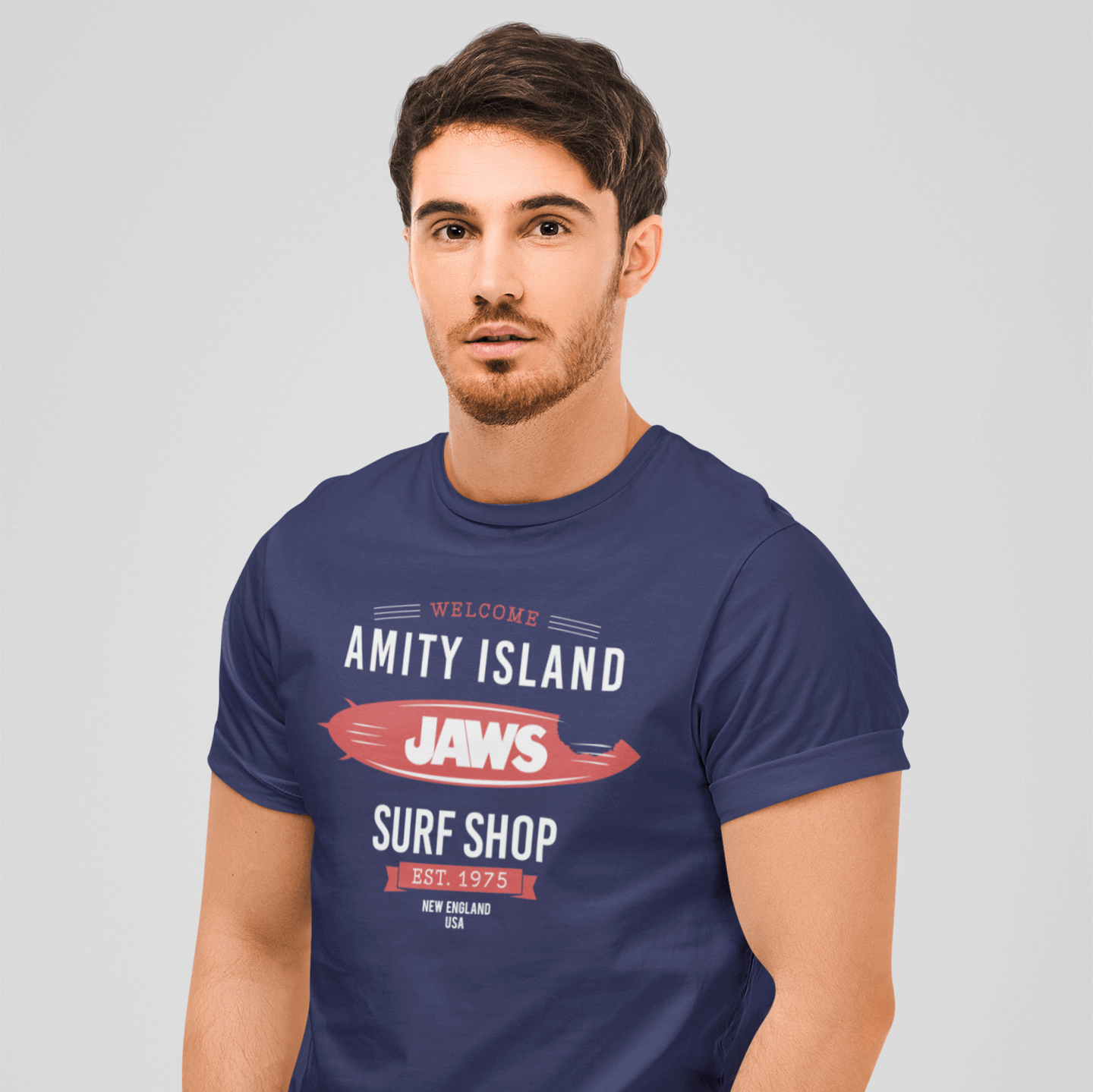 T-shirt Les Dents de la Mer - Amity Island Surf Shop - Legend Stuff - Jaws - T-shirt