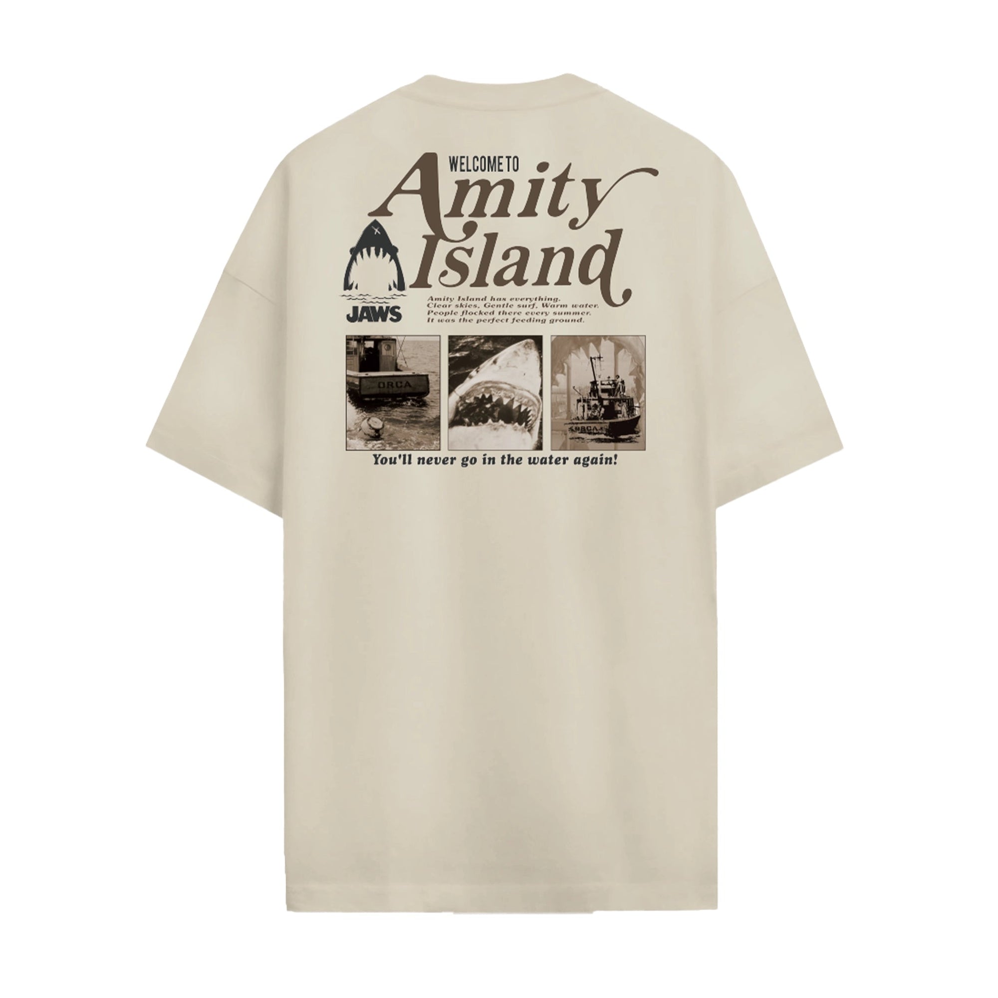 T-shirt Les Dents de la Mer - AMITY ISLAND - Legend Stuff - Jaws - T-shirt