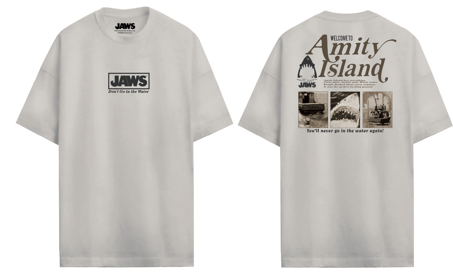 T-shirt Les Dents de la Mer - AMITY ISLAND - Legend Stuff - Jaws - T-shirt