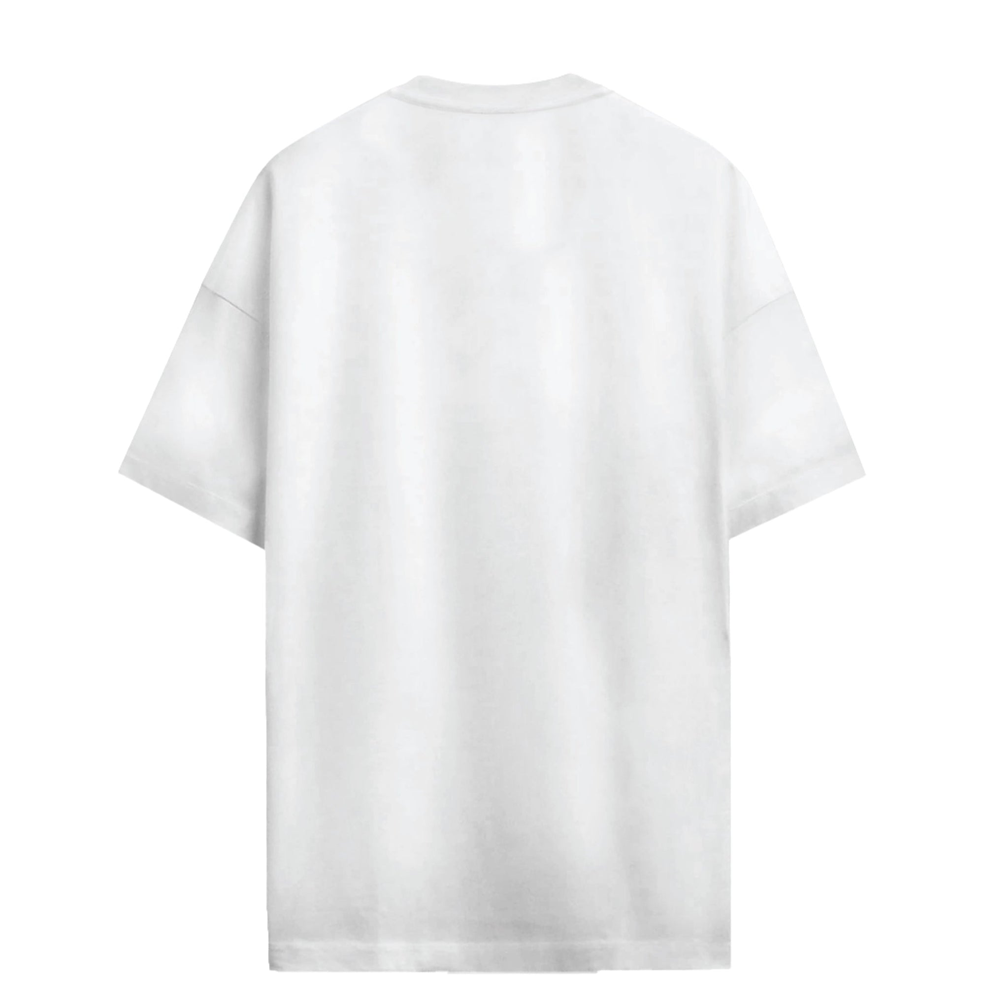 Dos du T-shirt Les Dents de la Mer - Vintage Jaws Poster, coupe classique blanche sans impression, idéal pour un look casual.