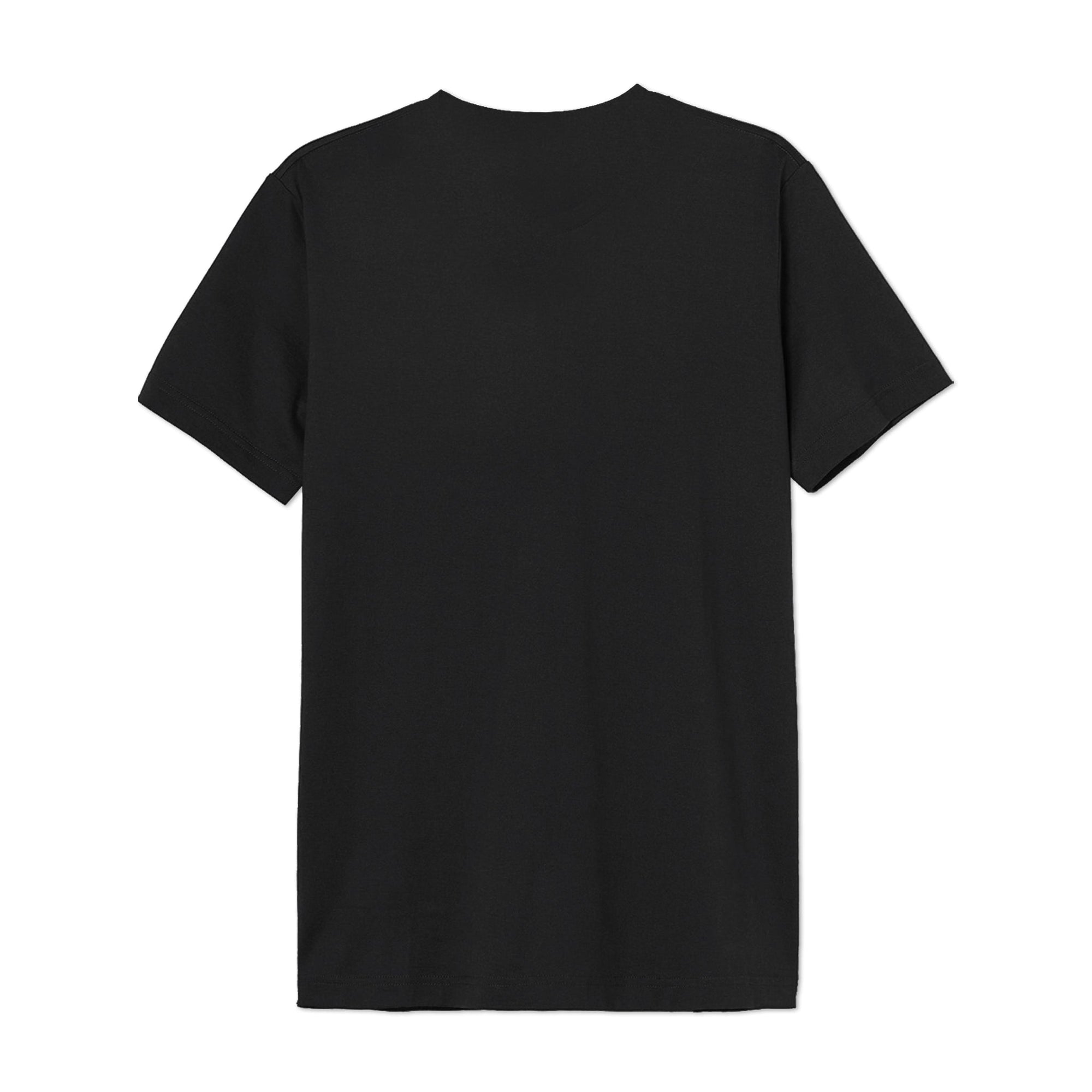 Dos du T-shirt Puff Logo Superman Full Black, sans motif, style minimaliste pour un look épuré et tendance.