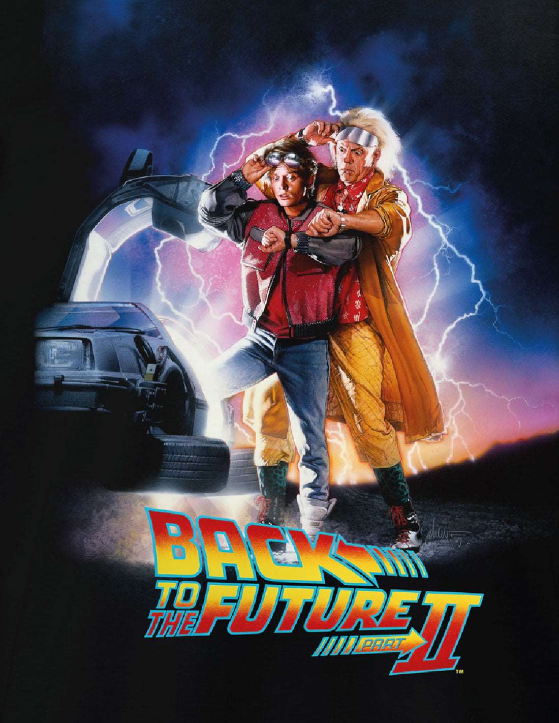 T-shirt Retour vers le futur - BTTF 2 Poster - Legend Stuff - Retour vers le futur - T-shirt
