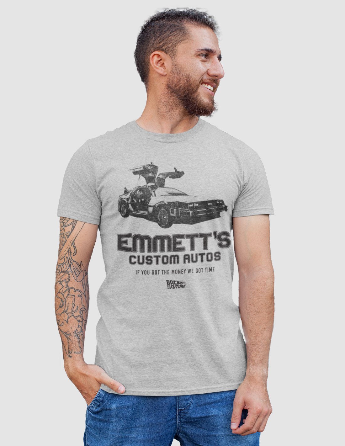 T-shirt Retour vers le futur - Emmett's Custom Autos - Legend Stuff - Retour vers le futur - T-shirt