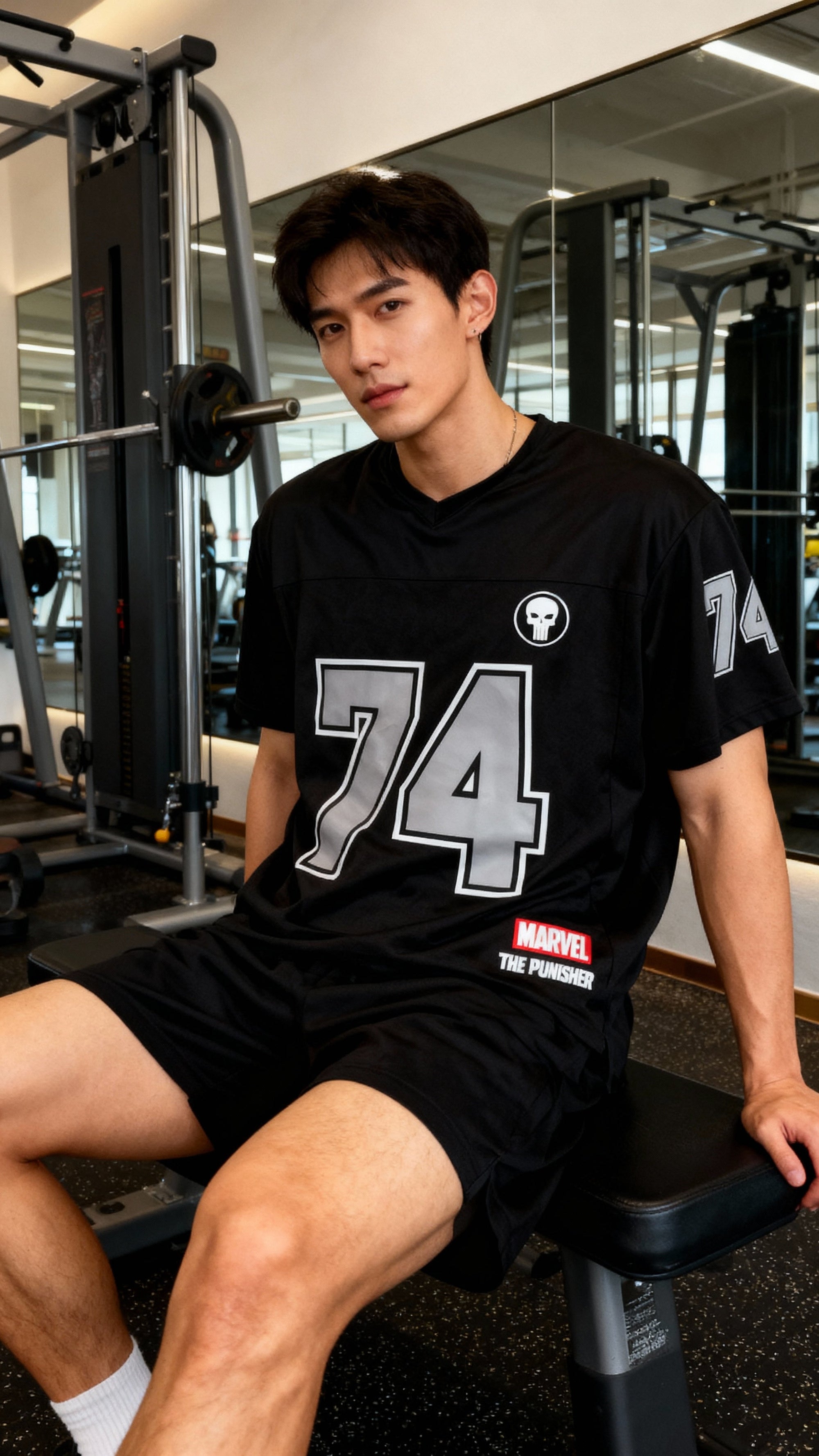 T-shirt Sport The Punisher Marvel - New York 74 - Legend Stuff - MARVEL - T-shirt