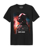T-shirt STAR WARS - DARK SIDE POSTER noir avec visuel de Dark Vador et logo Star Wars. Modèle sous licence officielle pour fans de films.