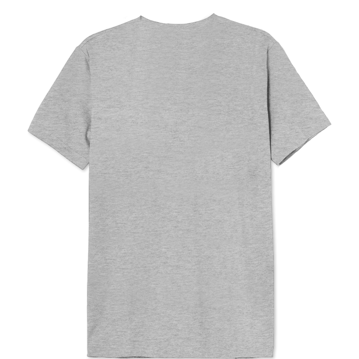 Dos uni du T-shirt Star Wars Officiel – Boba Fett Bounty Hunter Gris, sans motif, en coton gris chiné pour un style sobre et confortable.