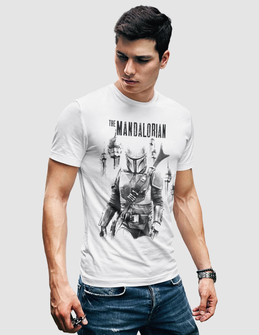 T-shirt Star Wars The Mandalorian - Mandalorian VS Stormtroopers - Legend Stuff - Star Wars - T-shirt