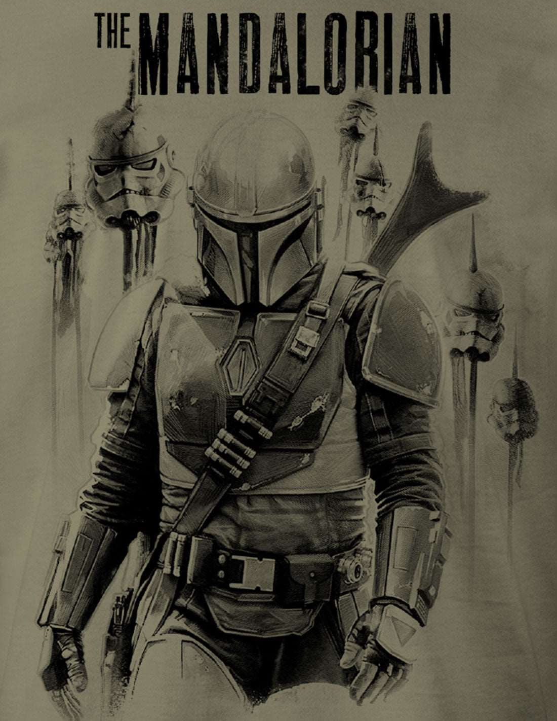 T-shirt Star Wars The Mandalorian - Mandalorian VS Stormtroopers - Legend Stuff - Star Wars - T-shirt