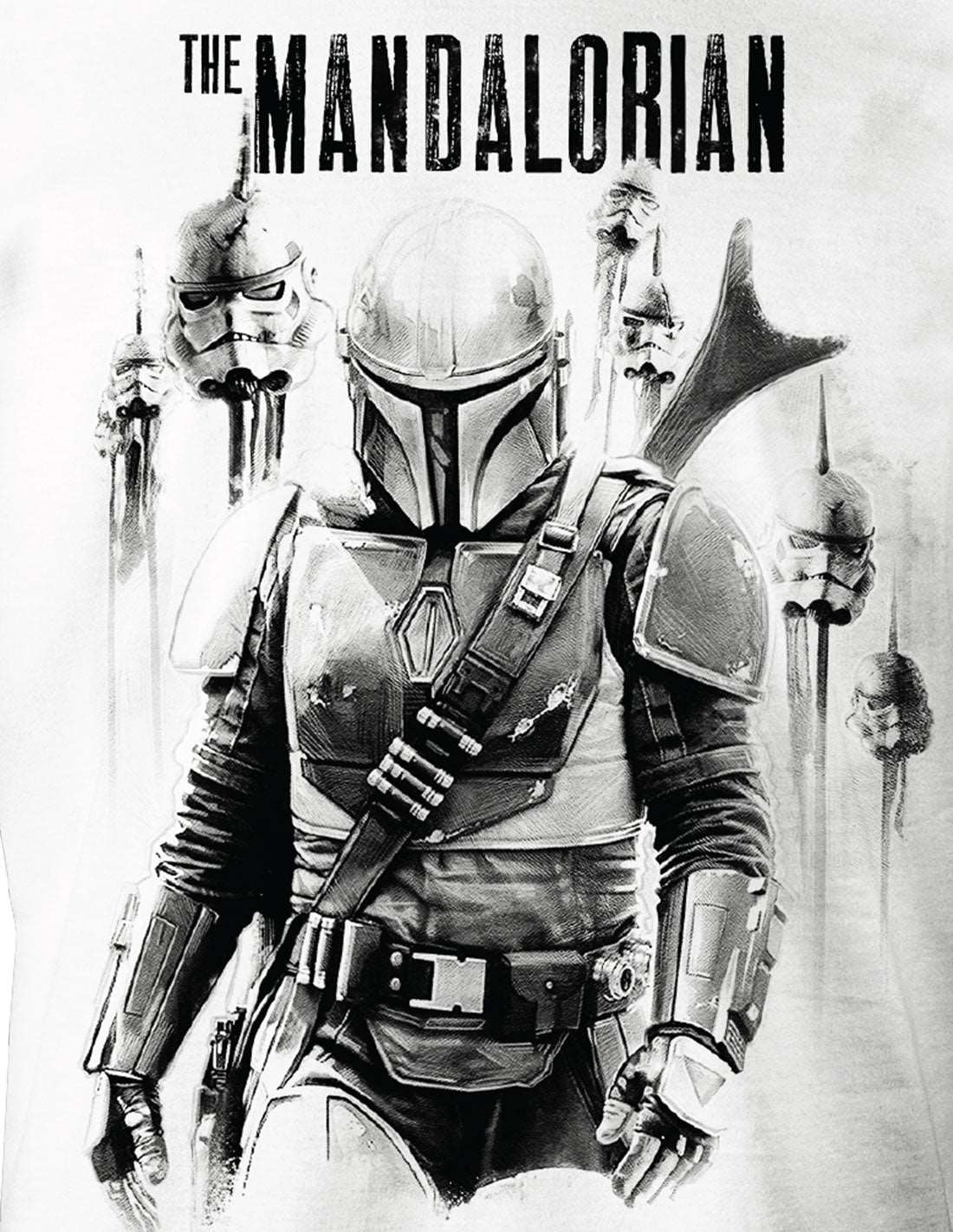 T-shirt Star Wars The Mandalorian - Mandalorian VS Stormtroopers - Legend Stuff - Star Wars - T-shirt