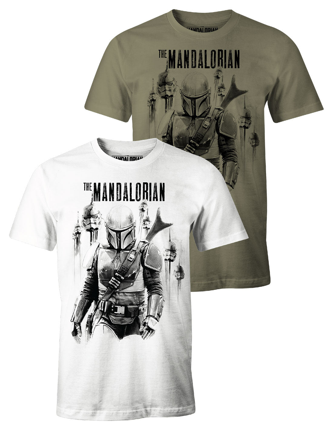 T-shirt Star Wars The Mandalorian - Mandalorian VS Stormtroopers - Legend Stuff - Star Wars - T-shirt