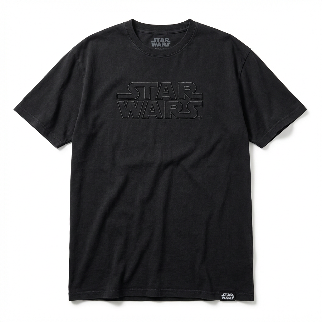 T-Shirt Oversize Logo Star Wars Minimaliste
