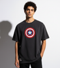 T-shirt Oversize Captain America Heritage Shield Premium