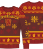 Pull Harry Potter Gryffindor, motif de Noël, col rond, tailles EU