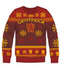 Pull Harry Potter Gryffindor, motif de Noël, col rond, tailles EU